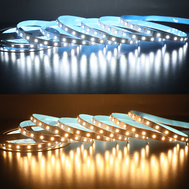 12V WS2815 Dual-Signal Individual Addressable 6000K 3000K Digital LED Strip 16.4FT 60LEDs/m 12V WS2815 Dual-Signal Individual Addressable 6000K 3000K Digital LED Strip 16.4FT 60LEDs/m